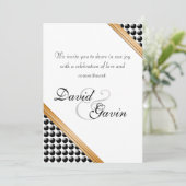 Uitnodigingsceremonie voor een Delight Commitment Kaart (Staand voorkant)