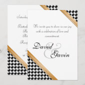 Uitnodigingsceremonie voor een Delight Commitment Kaart (Voorkant / Achterkant)