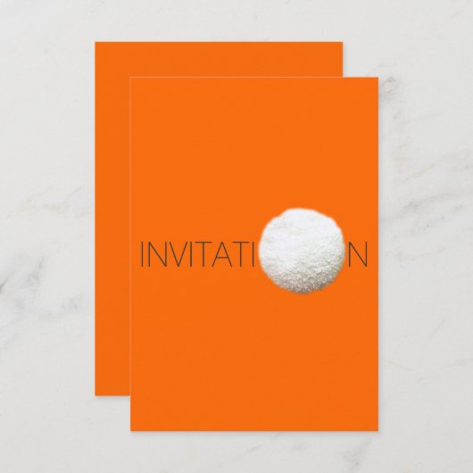 Uitnodigingsconcept Kaart (Voorkant / Achterkant)