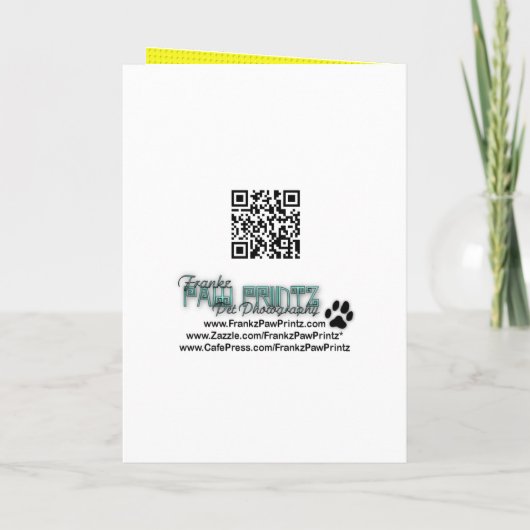 Uitnodigingscupcake - West Highland Terrier (Achterkant)