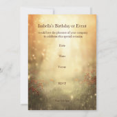 Uitnodigingsdieren in het park kaart (Achterkant)