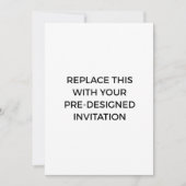 Uitnodigingsdrukkerij, voorontworpen kaart (Voorkant)