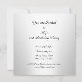 Uitnodigingsenveloppe elke dag kaart (Achterkant)