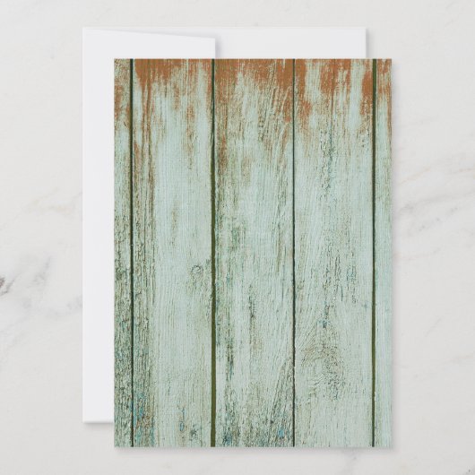 Uitnodigingsfeest met cactus kaart (Achterkant)