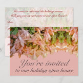 Uitnodigingsfeestdag Eerste Kerstdagen Kaart (Voorkant / Achterkant)