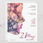 Uitnodigingsflyer voor Vrouwendag (Voorkant)