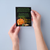Uitnodigingsfolder Jack O'Lantern Halloween-feestj Flyer (Hand)