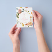 Uitnodigingsfolder voor een goedkope bruiloft flyer (Hand)