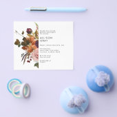 Uitnodigingsfolder voor herfst brunch en bubbels flyer (Enkel)