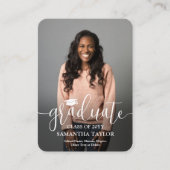 Uitnodigingsfoto voor mini-afstuderen informatiekaartje (Voorkant)