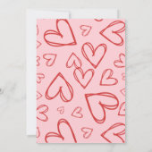 Uitnodigingsidee voor de Dag van Galentine Kaart (Achterkant)