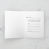 Uitnodigingskaart 20-jarig huwelijksjubileum - Cha (Binnen)