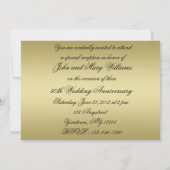 Uitnodigingskaart 50-jarig huwelijksjubileum kaart (Achterkant)