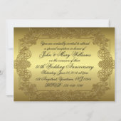 Uitnodigingskaart 50-jarig huwelijksjubileum kaart (Achterkant)