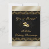 Uitnodigingskaart 50ste huwelijksverjaardag kaart (Voorkant)