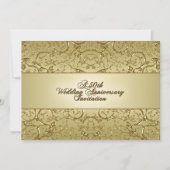 Uitnodigingskaart 50ste huwelijksverjaardag kaart (Voorkant)