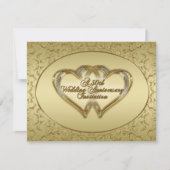 Uitnodigingskaart 50ste trouwdag kaart (Voorkant)