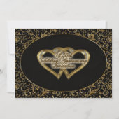 Uitnodigingskaart 50ste trouwdag kaart (Voorkant)