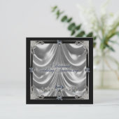 Uitnodigingskaart 60-jarig huwelijksjubileum kaart (Staand voorkant)