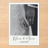 uitnodigingskaart acryl uitnodigingen (Voorkant)