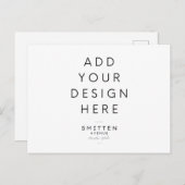 Uitnodigingskaart Afdrukken Uitnodiging Briefkaart (Voorkant / Achterkant)