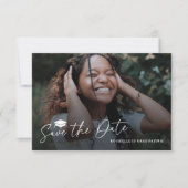 Uitnodigingskaart Afstudeerfeest 'Save The Date' Save The Date (Voorkant)