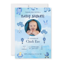Uitnodigingskaart - Baby shower Kaart