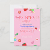 Uitnodigingskaart Bedankkaart (Voorkant)