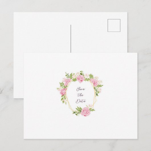 uitnodigingskaart briefkaart (Voorkant / Achterkant)