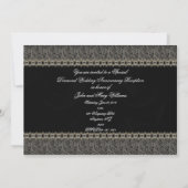 Uitnodigingskaart Diamanten Bruiloft Kaart (Achterkant)