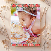 Uitnodigingskaart eerste verjaardag Berry Kaart