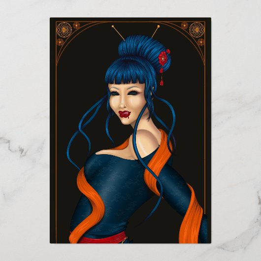 Uitnodigingskaart Folie Uitnodiging (Voorkant)