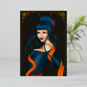 Uitnodigingskaart Folie Uitnodiging (Staand Voorkant)