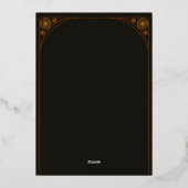 Uitnodigingskaart Folie Uitnodiging (Achterkant)