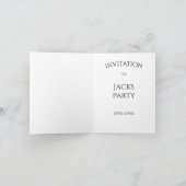 Uitnodigingskaart Franse Bulldog (Binnen)