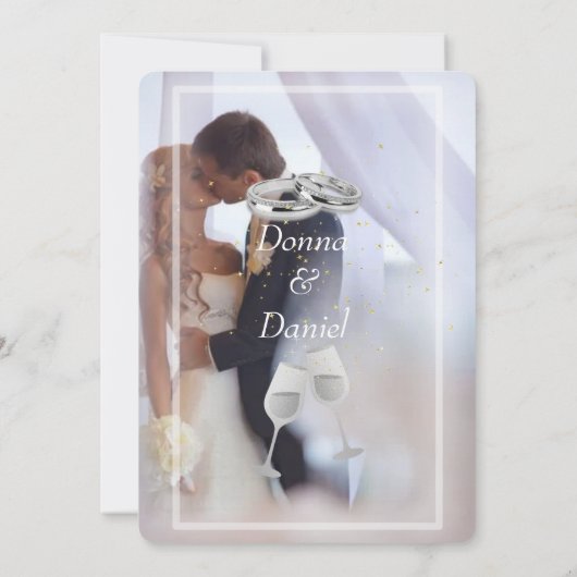 Uitnodigingskaart, gedrukt op glas (Achterkant)