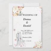 Uitnodigingskaart, gedrukt op glas (Voorkant)