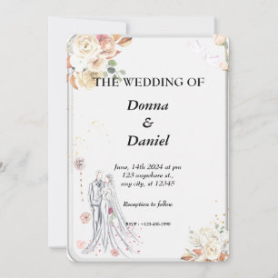 Uitnodigingskaart, gedrukt op glas