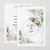 Uitnodigingskaart Kaart (Voorkant / Achterkant)