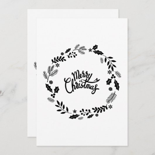 Uitnodigingskaart Kaart (Voorkant / Achterkant)