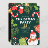 Uitnodigingskaart Kaart (Voorkant / Achterkant)