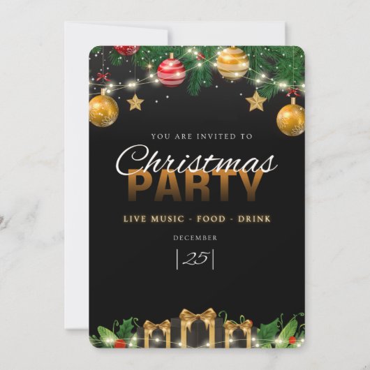 Uitnodigingskaart Kaart (Achterkant)