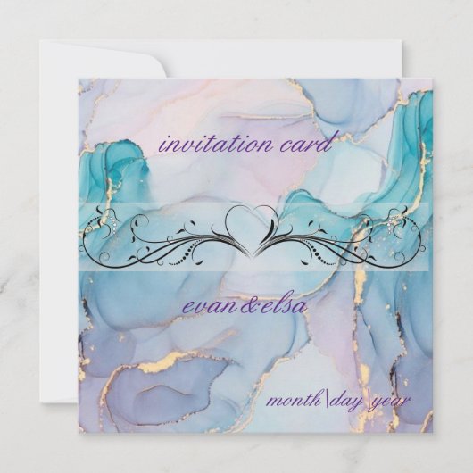 uitnodigingskaart kaart (Voorkant)