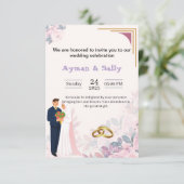 uitnodigingskaart kaart (Staand voorkant)