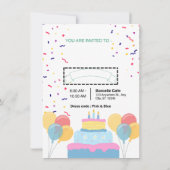 "Uitnodigingskaart" Kaart (Achterkant)