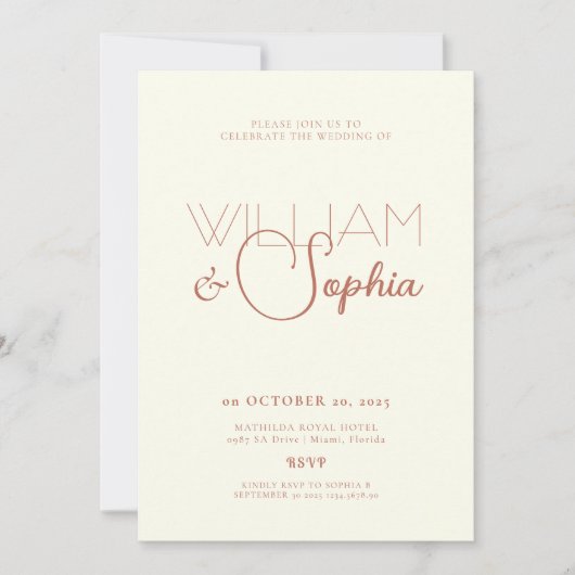 Uitnodigingskaart Kaart (Voorkant)