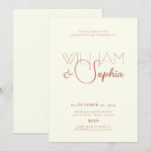 Uitnodigingskaart Kaart (Voorkant / Achterkant)