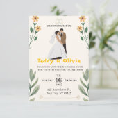 uitnodigingskaart kaart (Staand voorkant)