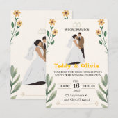 uitnodigingskaart kaart (Voorkant / Achterkant)