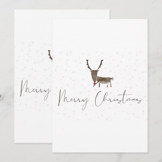 Uitnodigingskaart Kaart (Voorkant / Achterkant)